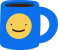 Edpuzzle - Coffee cup with smiley face illustration